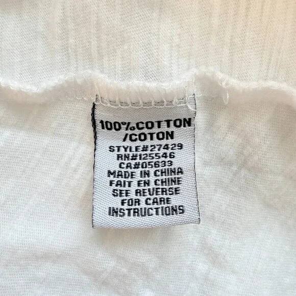 Habitat Long Sleeve Top Tunic Lagenlook Boho Coastal Casual White Size Medium - Picture 6 of 13